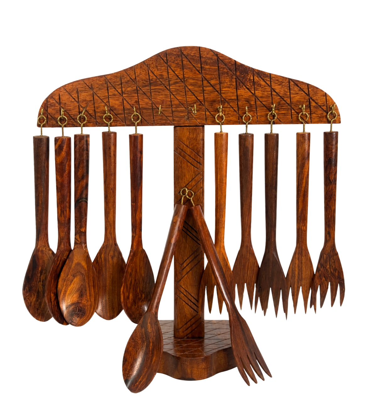 Elegant Spoon Set & Stand