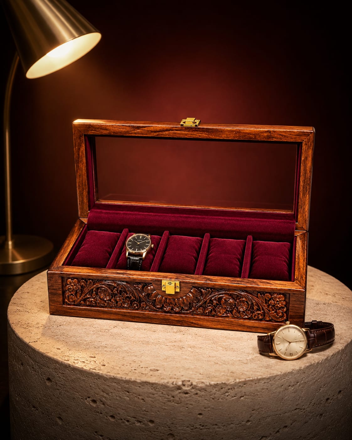 Wooden Watch Display Box