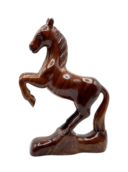 Wooden Horse Showpiece