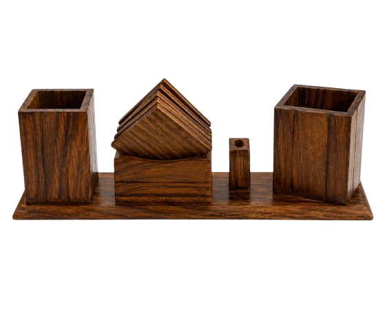 Wooden Desk Organizer