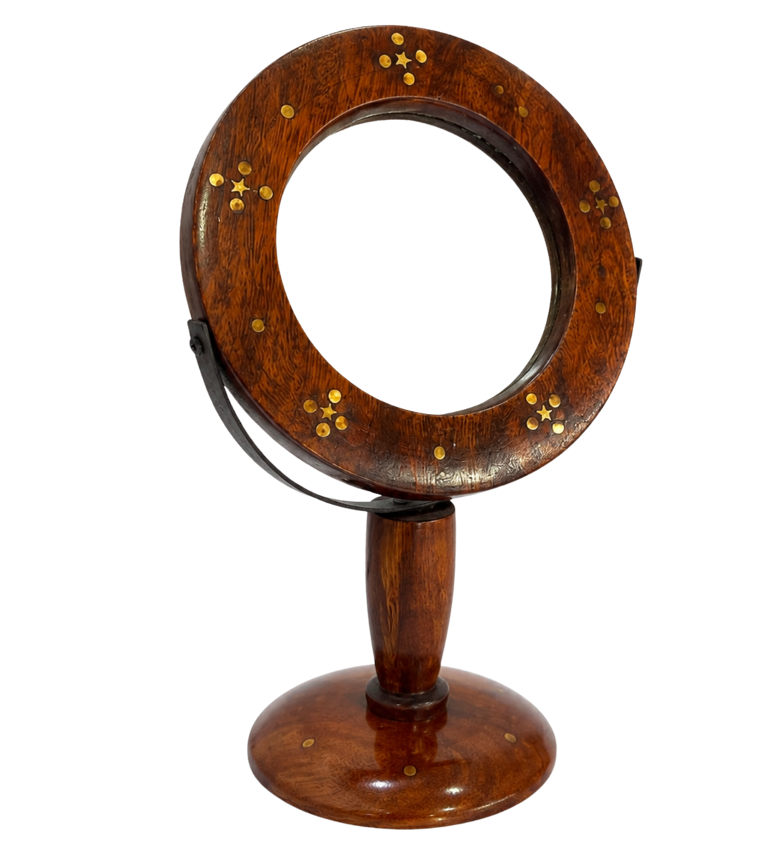 Wooden Handheld Vanity Mirror 🪞