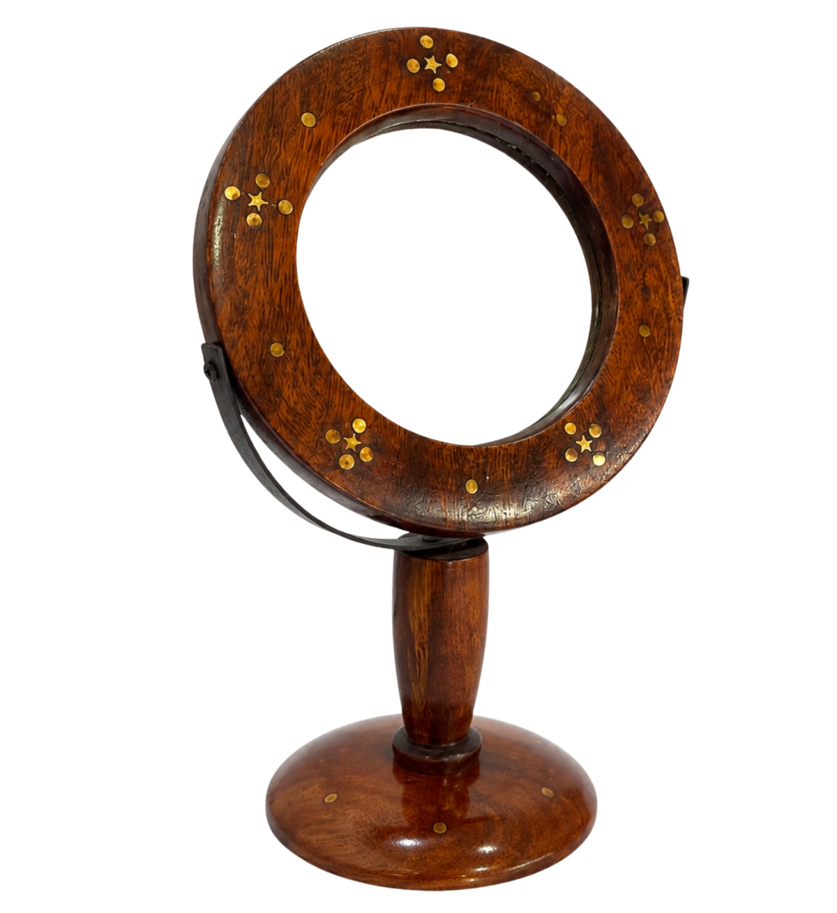 Wooden Handheld Vanity Mirror 🪞